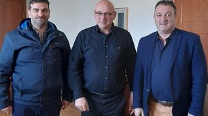 Συνάντηση εργασίας του πρύτανη του Πανεπιστημίου Κρήτης με τον πρόεδρο του ΕΚΗ