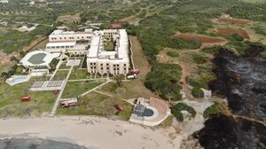 Βλήμα στο σημείο της πυρκαγιάς, στα Μάλια!