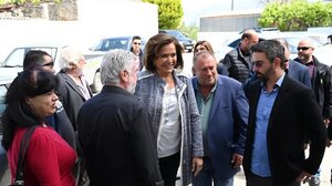 Στο Καστέλι Κισσάμου η Ντόρα Μπακογιάννη