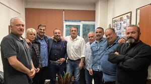 Στο Εργατικό Κέντρο Ηρακλείου ο Φραγκίσκος Παρασύρης