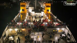 Εντυπωσιακή αναχώρηση των προσκόπων από τη Χίο!