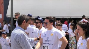 Λ. Αυγενάκης: Eδωσε την εκκίνηση στον Φιλανθρωπικό Αγώνα Δρόμου για τον αστυνομικό Γιώργο Σπετσωτάκη