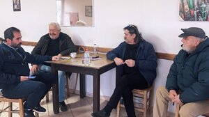 Σε χωριά του Μυλοπόταμου ο Θοδωρής Δουλουμπέκης