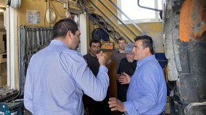 Επίσκεψη Γ. Κεφαλογιάννη στο σύλλογο εργαζομένων και τη Διεύθυνση καθαριότητας του Δήμου Ρεθύμνης