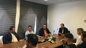 Επίσκεψη Γιάννη Κεφαλογιάννη στο Ινστιτούτο φυσικής, πλάσματος και λέζερ