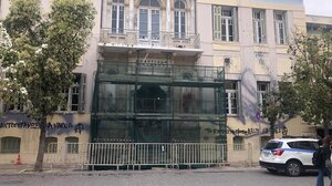 Σκαλωσιές στο Δικαστικό μέγαρο Ηρακλείου