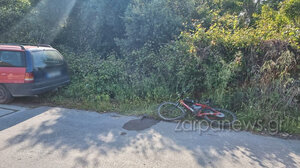 Αυτοκίνητο συγκρούστηκε με ποδήλατο, στο νοσοκομείο ένα άτομο