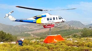 Εντυπωσιακή άσκηση για μεγάλη φωτιά στο δάσος της Κέρης -Δείτε βίντεο