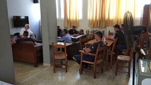 Κλιμάκιο του ΚΚΕ Χανίων στον 1ο Πυροσβεστικό Σταθμό Χανίων