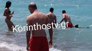 Κόρινθος: Βούτηξαν στη θάλασσα για να σώσουν δελφίνι