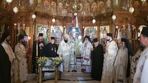 Τίμησαν τη μνήμη του Αγίου Ιερομάρτυρος Κυρίλλου του Λουκάρεως