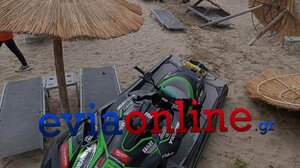 Συγκλονιστικό βίντεο: Η στιγμή που το τζετ σκι εκτινάσσεται στην παραλία