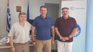 Συνάντηση Γ.Σέγκου με τον πρόεδρο της Πανελλήνιας Ένωσης Γ.Γ. Τοπικής Αυτοδιοίκησης