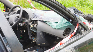 Τροχαίο τη νύχτα: Όχημα ανετράπη στην Εθνική Οδό και έπεσε σε παράλληλο δρόμο