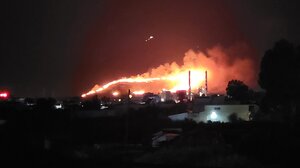 Καλύτερη η εικόνα από τη φωτιά στο Αλιβέρι: Συνελήφθη ένας 75χρονος