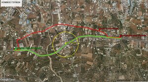 Εργασίες ανακατασκευής ασφαλτοτάπητα στον ισόπεδο κόμβο Γουβών