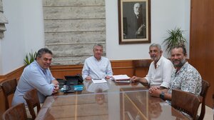 Συνάντηση Περιφερειάρχη Κρήτης με τον Πρόεδρο της Ελληνικής Ομοσπονδίας Ορειβασίας - Αναρρίχησης