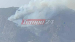 Αιγιάλεια: Συναγερμός για αναζωπύρωση της πυρκαγιάς που ξέσπασε την Κυριακή