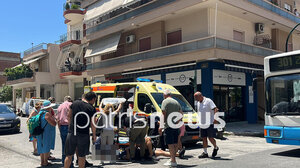 Σοβαρό τροχαίο με δύο τραυματίες στην Πάτρα