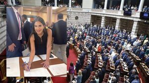  Ορκίστηκε βουλευτής, η Ελένη Βατσινά