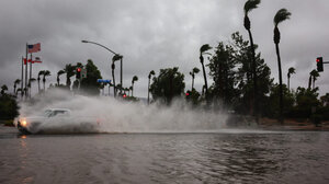 Ξαφνικές πλημμύρες και σεισμός μεγέθους 5,1 Ρίχτερ έπληξαν την Καλιφόρνια!