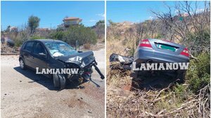 Φθιώτιδα: Σφοδρό τροχαίο με τρεις τραυματίες 