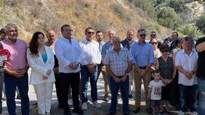 O Δημήτρης Πιτσικάκης στην τελετή μνήμης των Καλεσανών ηρώων