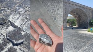 "Εκτοξεύθηκε" τμήμα κυβόλιθου από το πλακόστρωτο στην Χανιώπορτα 