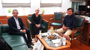 Επίσκεψη της Πρέσβεως της Νορβηγίας στον Αντιπεριφερειάρχη Ηρακλείου