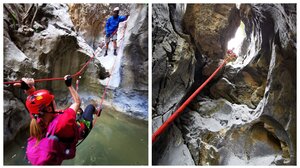 Σχολή κατάβασης φαραγγιών Canyoning για Αρχάριους