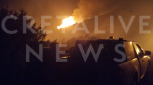 Ολονύχτια η μάχη με τις φλόγες στην Βασιλική Ιεράπετρας- Φωτογραφίες