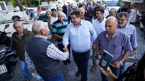 Μ. Καραμαλάκης: "Αποθεώθηκε στον Άγιο Μύρωνα"