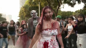 Οι απέθαντοι κατέκλυσαν την Πόλη του Μεξικού στον περίπατο των ζόμπι