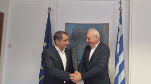 Τα αναπτυξιακά έργα του Δήμου Βιάννου στο επίκεντρο συνάντησης Μπαριτάκη - Σενετάκη