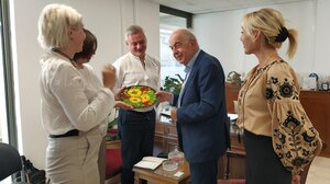 Συνάντηση του Δημάρχου Ηρακλείου Βασίλη Λαμπρινού με τους Πρόξενους της Ουκρανίας στην Ελλάδα