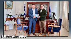 Στον Αντιπεριφερειάρχη Λασιθίου ο πρόεδρος της Τοπική Διοίκησης της Διεθνούς Ένωσης Αστυνομικών