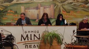 Συγκίνηση στον απολογισμό του Μ. Φραγκάκη στο Δημοτικό Συμβούλιο Μινώα Πεδιάδας 