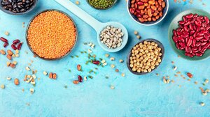 Το όσπριο υπερτροφή που είναι πλούσιο σε βιταμίνες