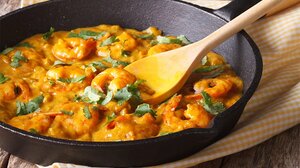 Γαρίδες με σάλτσα κάρυ