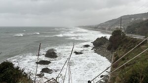 "Χτυπήθηκαν" από την κακοκαιρία τα παράλια της Λάρισας