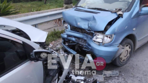 Σοβαρό τροχαίο στην Εύβοια