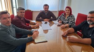 Συσκεψη με τον αντιπεριφερειάρχη Λασιθίου για την απένταξη των συνοδών έργων του φράγματος Μπραμιανών