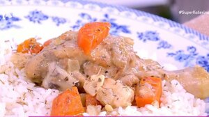 Κοτόπουλο λεμονάτο με θυμάρι από τον Π. Συρίγο