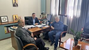 Στον Άγιο Νικόλαο ο πρόεδρος της ΓΣΕΕ