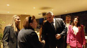 Στην εκδήλωση της ΝΟΔΕ Ηρακλείου η Λίνα Μενδώνη