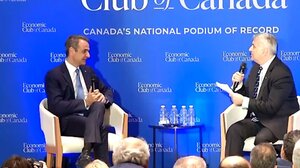 Μητσοτάκης στο Economic Club Canada: Η κυβέρνηση κατάφερε να καταστήσει τη χώρα ελκυστικό επενδυτικό προορισμό 