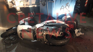 Μοτοσικλέτα "καρφώθηκε" σε απορριμματοφόρο: Από τύχη δεν υπήρξαν θύματα!