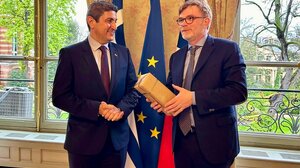 Αυγενάκης και Fesneau συμφώνησαν στην εμβάθυνση της συνεργασίας Ελλάδας και Γαλλίας 