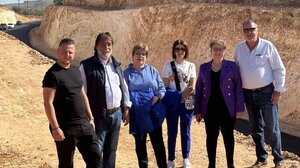 Στα έργα του δρόμου Πάνορμο – Πέραμα η Μαρία Λιονή