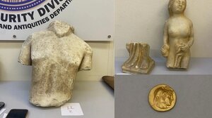 Εξαρθρώθηκε μεγάλο κύκλωμα αρχαιοκαπηλίας – Επιχείρησαν να πουλήσουν σπάνιο νόμισμα και κορμό Κούρου 